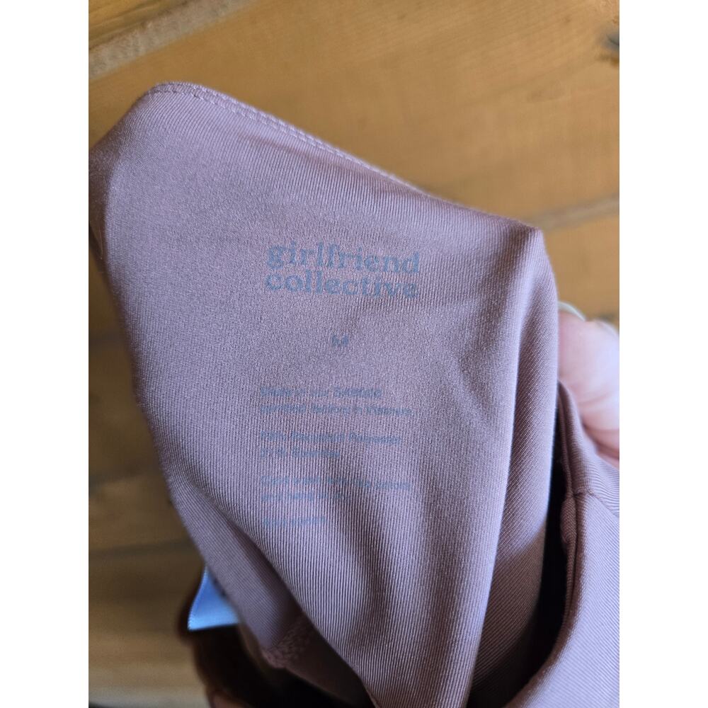 Girlfriend Collective Legging Pink Mauve 4007 Medium Athleisure Gym Workout - Picture 6 of 7